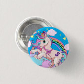 Magische Eenhoorn Party badge Button (Voorkant /achterkant)