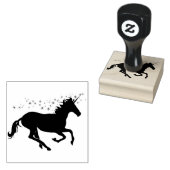 Magische eenhoorn 	rubberstempel (Gestempeld)