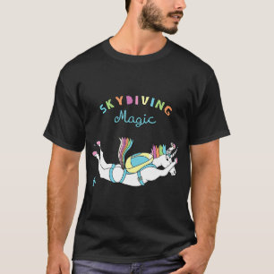 Magische Eenhoorn Skydiven T-shirt