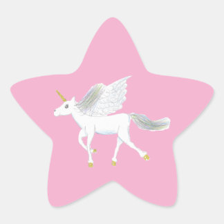 Magische Eenhoorn Ster Sticker