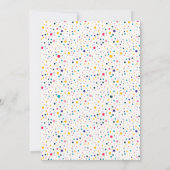 Magische eenhoorn verjaardag kaart (Achterkant)