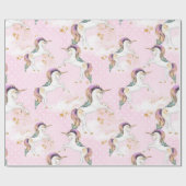 Magische Eenhoorn Wrapping Papier (Vlak)