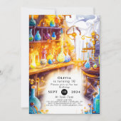 Magische Eenvoudige Experimentwetenschapper Verjaa Kaart (Voorkant)