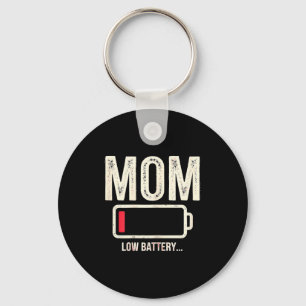 Magische en grappige Moederdag moeder laag batteri Sleutelhanger
