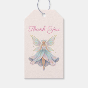 Magische Engel Fee Pastelkleuren Dank Je Cadeaulabel