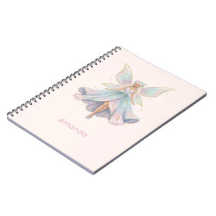 Magische engel fee pastelkleuren notitieboek