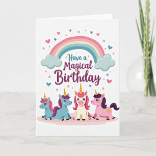 Magische Equine Verjaardagskaart Kaart