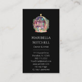 Magische Essential Oils Apothecary Yoga Crystals Visitekaartje (Achterkant)