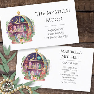 Magische Essential Oils Apothecary Yoga Crystals Visitekaartje