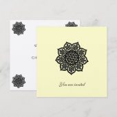 MAGISCHE EVENEMENT metaalgouden papier Kaart (Voorkant / Achterkant)