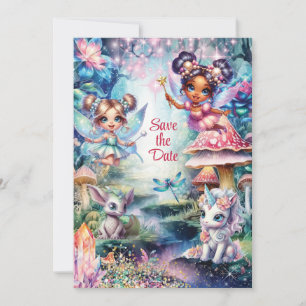 Magische Fairy Save the Date Kaart