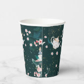 Magische fantasy Alice in Wonderland Collage Papieren Bekers (Rechts)