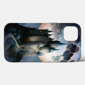 Magische Fantasy Castle Full Moon Case-Mate iPhone Case (Achterkant (horizontaal))