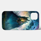 Magische Fantasy Castle Hoesje-Mate iPhone Case (Achterkant (horizontaal))