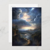 Magische Fantasy Cosmic Landscape Briefkaart (Voorkant / Achterkant)