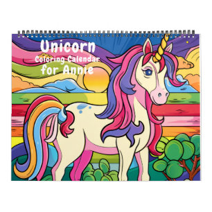 Magische Fantasy Eenhoorn Kleurkalender Kalender