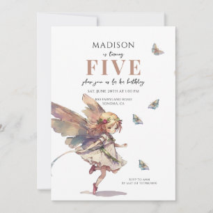 Magische Fee 5e Verjaardag Kaart