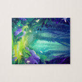 Magische fee betoverd bos legpuzzel (Horizontaal)