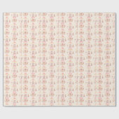 Magische fee bloementuin Pixie 1e verjaardag Cadeaupapier (Vlak)