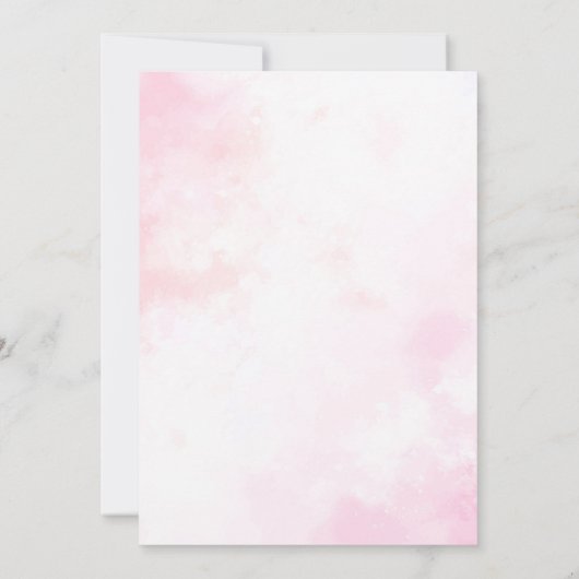 Magische Fee Eerste Verjaardag uitnodiging (Achterkant)