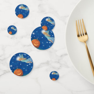 Magische fee en Jack O'Lantern Halloween-feest Confetti