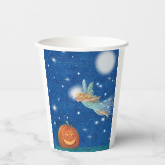 Magische fee en Jack O'Lantern Halloween-feest Papieren Bekers