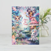 Magische Fee Save the Date Kaart (Staand voorkant)