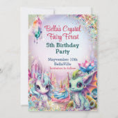 Magische Fee Save the Date Kaart (Achterkant)