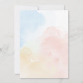 Magische Fee Tuin: Betoverde Verjaardag Uitnodigin Kaart (Achterkant)