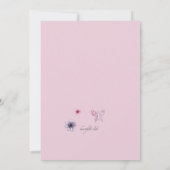 magische fee uitnodiging (Achterkant)