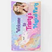 Magische feestbanner spandoek (Verticaal)