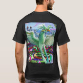 magische feniks t-shirt (Achterkant)