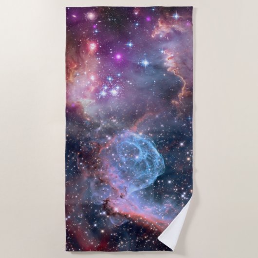 Magische galaxy Beach Towel Strandlaken (Voorkant)
