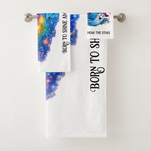 Magische geesten en sterren bad handdoek (Insitu)