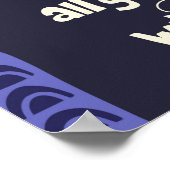 Magische Giraffe Folk Art Poster (Hoek)