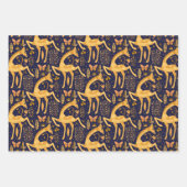 Magische Giraffe Inpakpapier Vel (Voorkant)