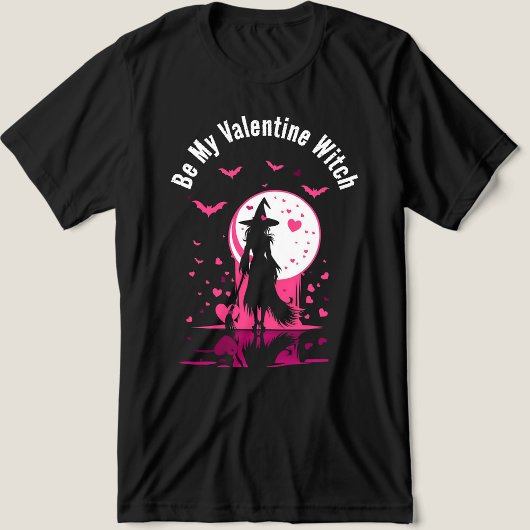 Magische gotische roze harten Be My Valentijn Witc Tri-Blend Shirt