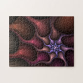 Magische Groei Moderne Abstracte kleurrijke Fracta Legpuzzel (Horizontaal)