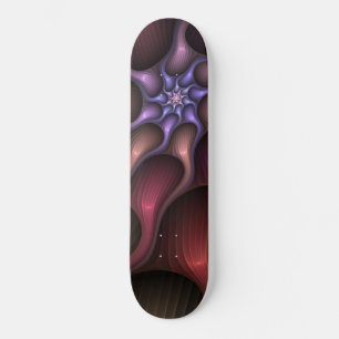 Magische Groei Moderne Abstracte kleurrijke Fracta Skateboard