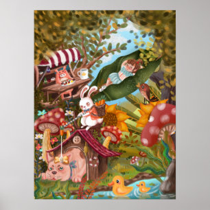 Magische grond poster