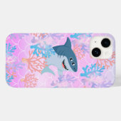 Magische haai kleurrijk zee regenboog Verjaardag k Case-Mate iPhone Case (Achterkant (horizontaal))