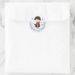 Magische HARRY POTTER™ en Hogwarts-verjaardag Ronde Sticker