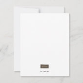 Magische Harry Potter™ en Zweinstein Verjaardag Bedankkaart (Achterkant)