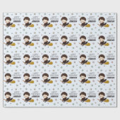 Magische Harry Potter™ en Zweinstein Verjaardag Cadeaupapier (Vlak)