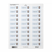 Magische Harry Potter™ en Zweinstein Verjaardag Etiket (Full Sheet)