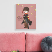 Magische HARRY POTTER™-Waterverf Canvas Afdruk (Insitu (Woonkamer))