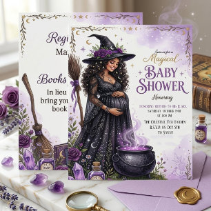 Magische Hekel Hemel Baby Shower Paars Kaart