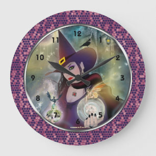 Magische hekkunst wandklok grote klok