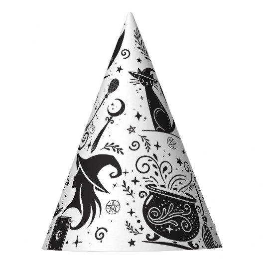 Magische heks grillige wiccan heidense partij feesthoedjes (Voorkant)