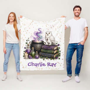 Magische Heksen & Tovenaar Verjaardagsfeest Fleece Deken